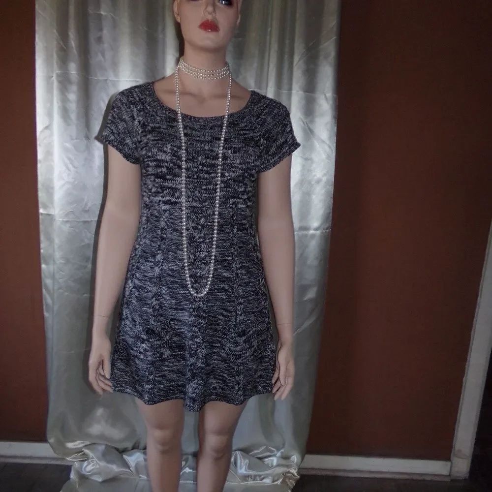 Style & Co Gray Sweater Dress sz. L NWT